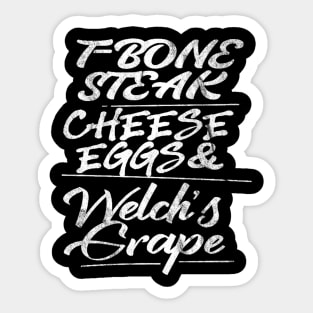 T-Bone Steak - Vintage Sticker